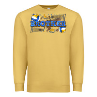 Antique Gold brother volleyball Premium Sweatshirt - Zillion Design Studio