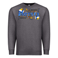 Charcoal Heather brother volleyball Premium Sweatshirt - Zillion Design Studio
