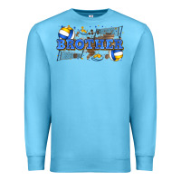 Ocean Blue brother volleyball Premium Sweatshirt - Zillion Design Studio