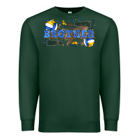Sports Green brother volleyball Premium Sweatshirt - Zillion Design Studio