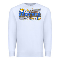 White brother volleyball Premium Sweatshirt - Zillion Design Studio