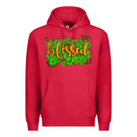 Cardinal blessed with  shamrocks Premium Hoodie - AdoDesignShop
