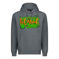 Rock blessed with  shamrocks Premium Hoodie - AdoDesignShop