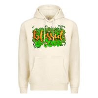 Tofu blessed with  shamrocks Premium Hoodie - AdoDesignShop