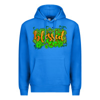 True Royal blessed with  shamrocks Premium Hoodie - AdoDesignShop