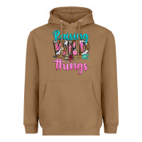 Toasted Coconut raising wild things Heavyweight Hoodie - texasbilliewilder