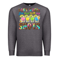 Charcoal Heather dont worry ive had both my shots Premium Sweatshirt - texasbilliewilder