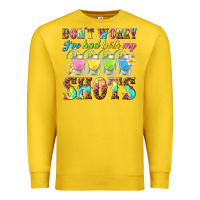 Lemon dont worry ive had both my shots Premium Sweatshirt - texasbilliewilder