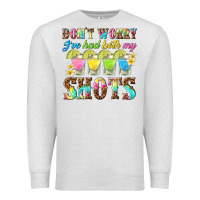 Oatmeal Heather dont worry ive had both my shots Premium Sweatshirt - texasbilliewilder