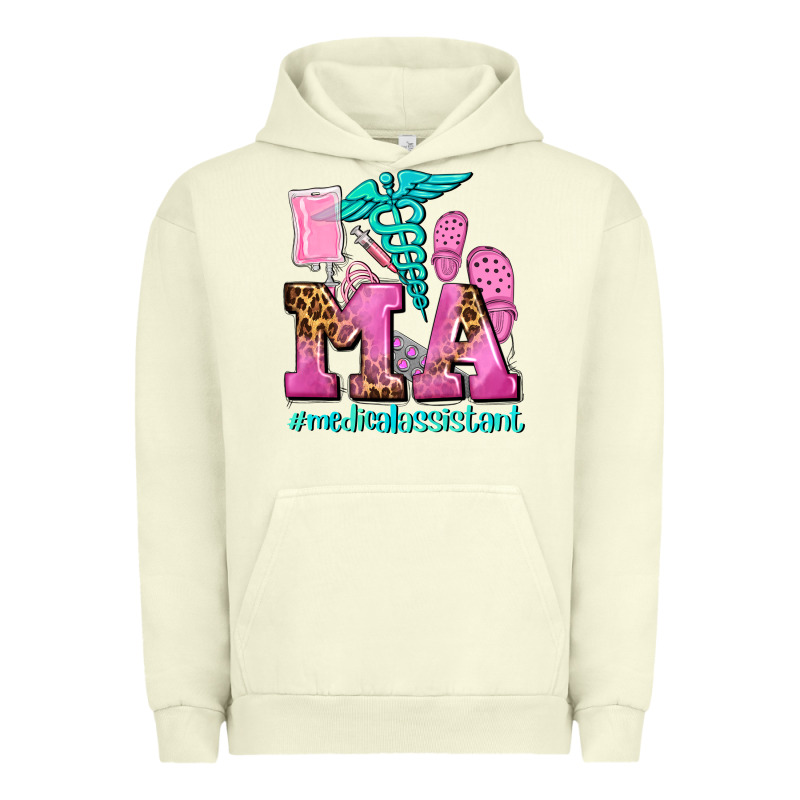 M A Medical Assistant Urban Hoodie by AdoDesignShop | Teevron