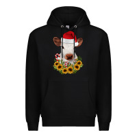 Black calf sunflower christmas Premium Hoodie - JahusDesignShop