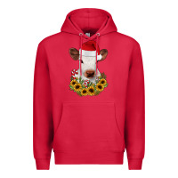Cardinal calf sunflower christmas Premium Hoodie - JahusDesignShop