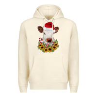 Sandshell calf sunflower christmas Premium Hoodie - JahusDesignShop