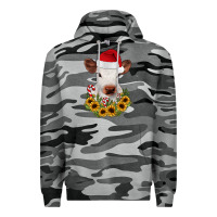 Slate Camo calf sunflower christmas Premium Hoodie - JahusDesignShop