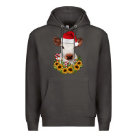 Smoke calf sunflower christmas Premium Hoodie - JahusDesignShop