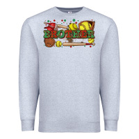 Heather Grey brother softball Premium Sweatshirt - Zillion Design Studio