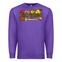Purple brother softball Premium Sweatshirt - Zillion Design Studio