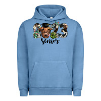 Pigment Pebble Blue highland cow 2023 Urban Hoodie - JahusDesignShop