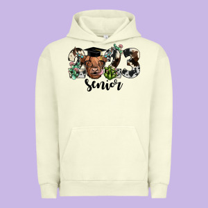 Highland Cow 2023 Urban Hoodie Designed By Jahusdesignshop