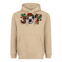 Mushroom Christmas Joy Heifer Cow Heavyweight Hoodie - RanaPortraitStore