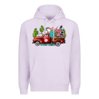 Lilac rca nurse truck with cactus Premium Hoodie - AdoDesignShop