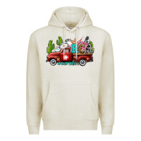 Oatmeal Heather rca nurse truck with cactus Premium Hoodie - AdoDesignShop