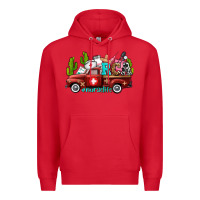 Red rca nurse truck with cactus Premium Hoodie - AdoDesignShop