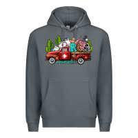 Rock rca nurse truck with cactus Premium Hoodie - AdoDesignShop