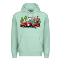 Seafoam rca nurse truck with cactus Premium Hoodie - AdoDesignShop