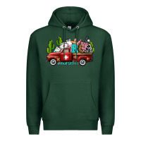 Sports Green rca nurse truck with cactus Premium Hoodie - AdoDesignShop