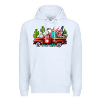 White rca nurse truck with cactus Premium Hoodie - AdoDesignShop