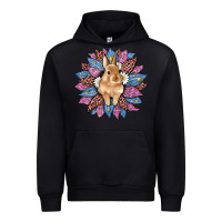 Black easter leopard bunny sunflower Urban Hoodie - Artiststas