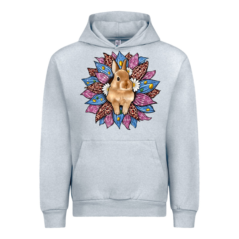 Easter Leopard Bunny Sunflower Urban Hoodie by Artiststas | Teevron