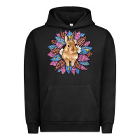Pigment Black easter leopard bunny sunflower Urban Hoodie - Artiststas