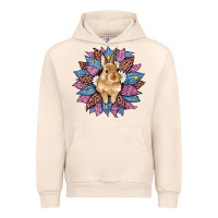 Sandshell easter leopard bunny sunflower Urban Hoodie - Artiststas