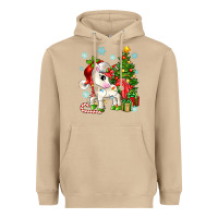 Mushroom Christmas unicorn Heavyweight Hoodie - Zillion Design Studio