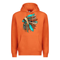 Indian Headdress Premium Hoodie | Teevron