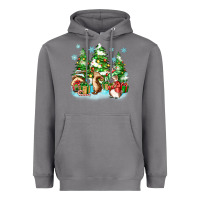 Storm christmas rabbits Heavyweight Hoodie - Zillion Design Studio