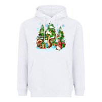 White christmas rabbits Heavyweight Hoodie - Zillion Design Studio