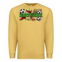 Antique Gold brother soccer Premium Sweatshirt - Zillion Design Studio