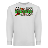 Dove Grey brother soccer Premium Sweatshirt - Zillion Design Studio