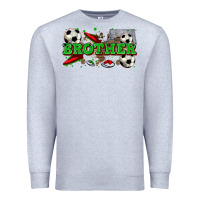 Heather Grey brother soccer Premium Sweatshirt - Zillion Design Studio