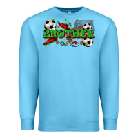 Ocean Blue brother soccer Premium Sweatshirt - Zillion Design Studio