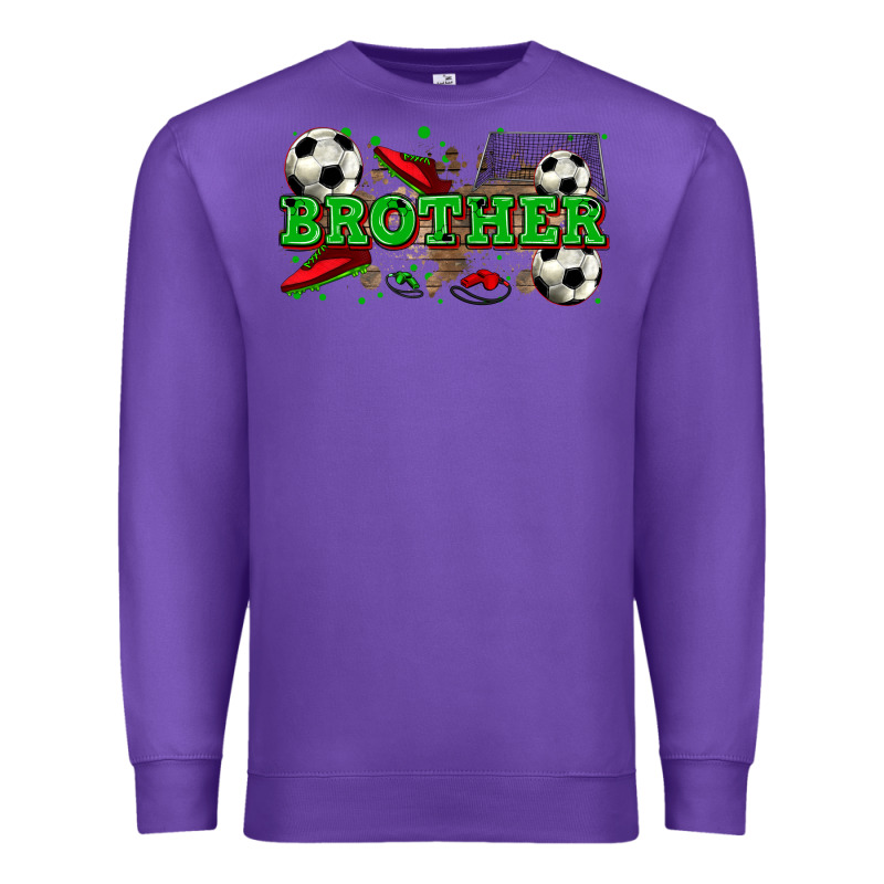 Brother Soccer Premium Sweatshirt by Zillion Design Studio | Teevron