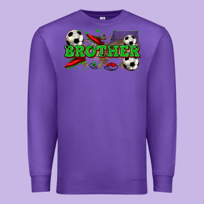 Brother Soccer Premium Sweatshirt Designed By Zillion Design Studio