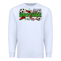 White brother soccer Premium Sweatshirt - Zillion Design Studio