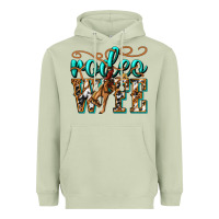 Matcha rodeo wife western Heavyweight Hoodie - texasbilliewilder