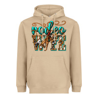 Mushroom rodeo wife western Heavyweight Hoodie - texasbilliewilder
