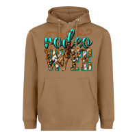 Toasted Coconut rodeo wife western Heavyweight Hoodie - texasbilliewilder