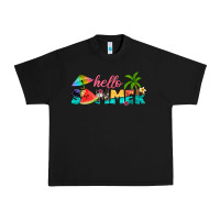 Black hello summer Urban Heavy Tee - Artiststas